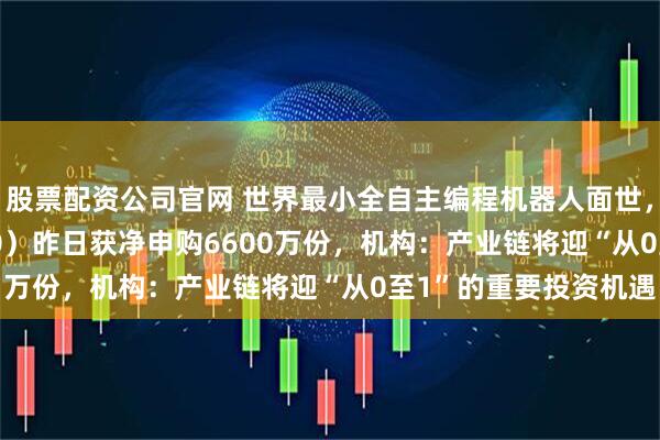 股票配资公司官网 世界最小全自主编程机器人面世，机器人ETF（159770）昨日获净申购6600万份，机构：产业链将迎“从0至1”的重要投资机遇